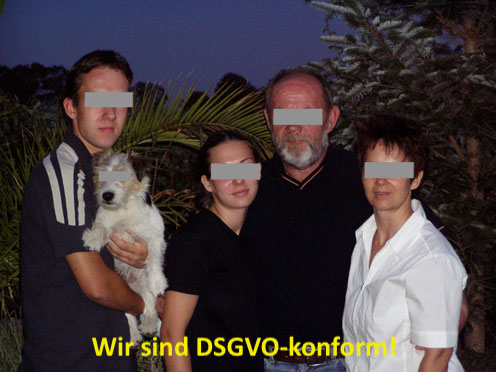 Wir fünf im Sommer 2003